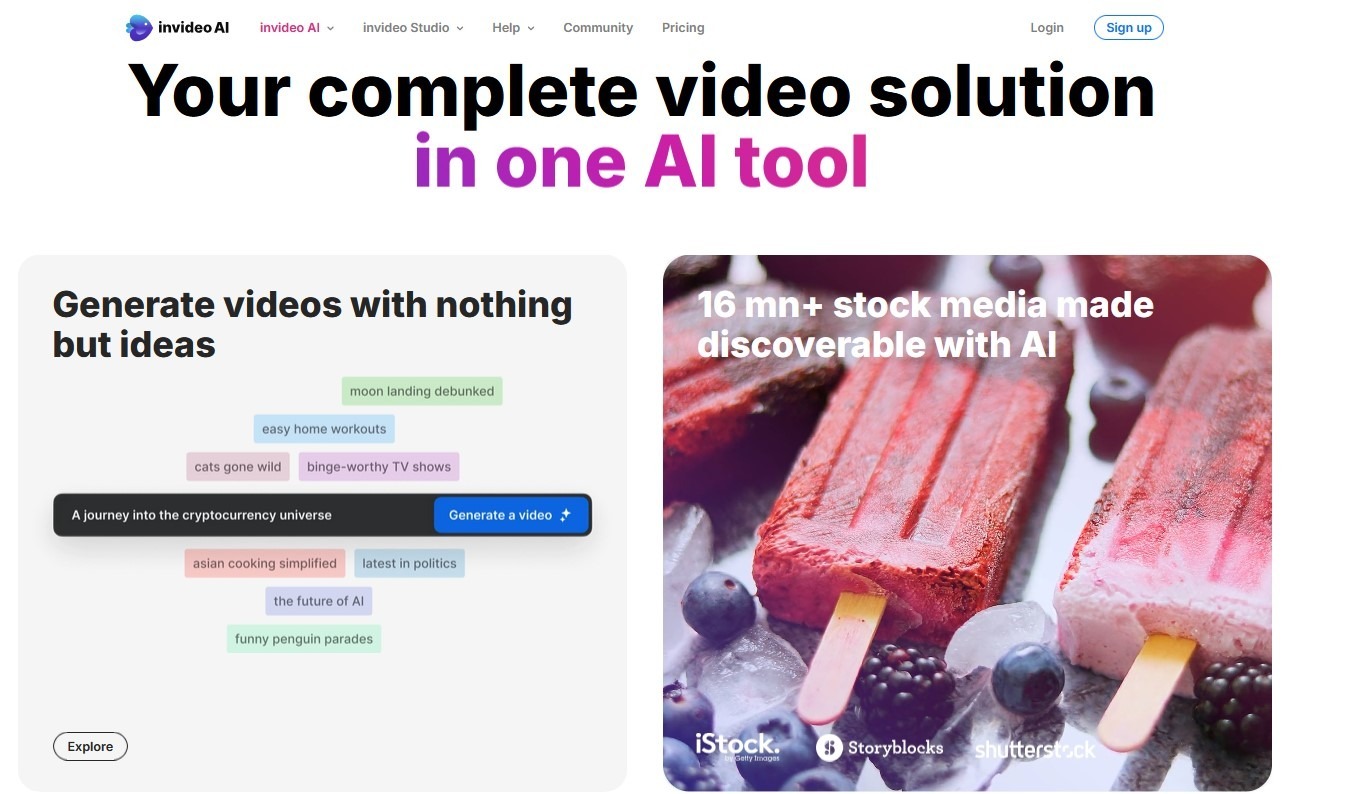 InVideo.io Video Editor in 2024