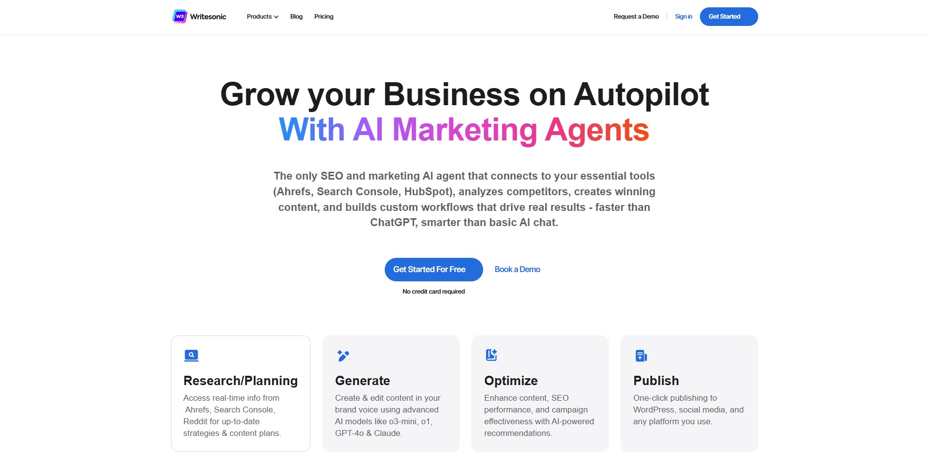 Writesonic - AI Article Writer and AI Marketing Agent