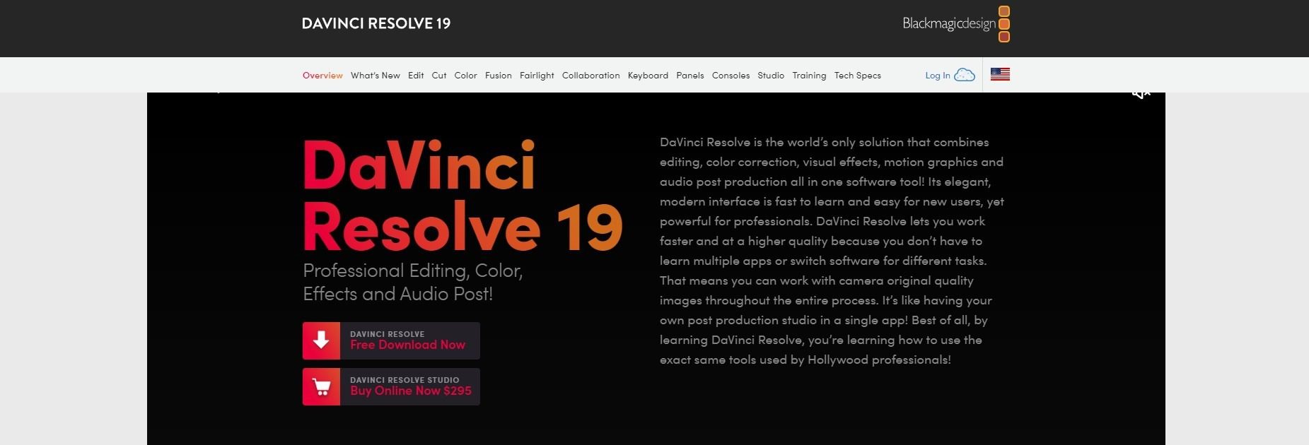 DaVinci Resolve 19 Video Editor in 2024