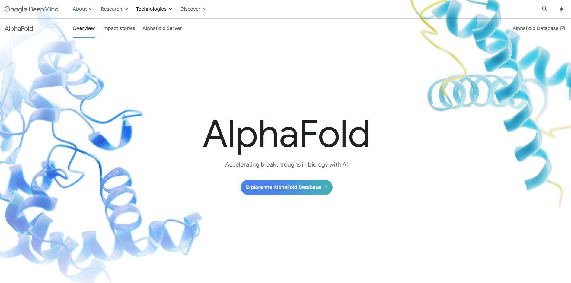 AlphaFold - Google DeepMind, 2025