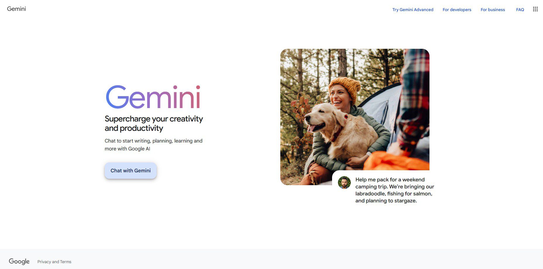 Gemini by Google - chat to supercharge your ideas, 2025