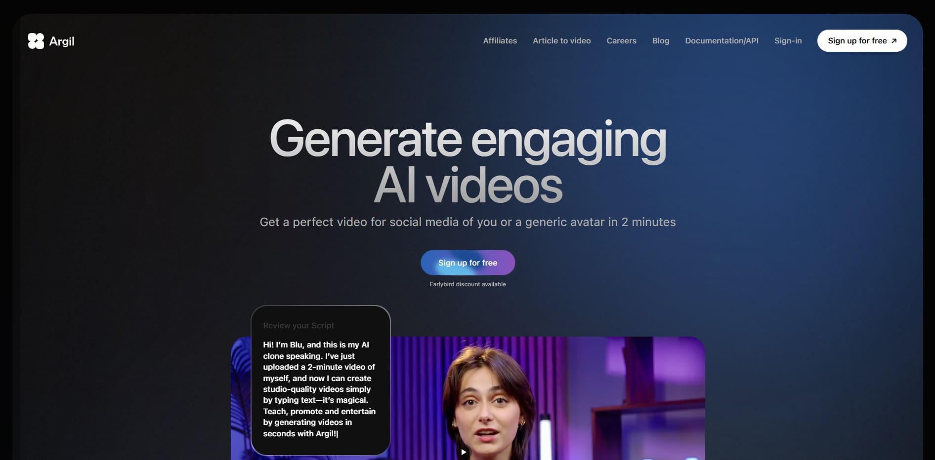 Argil - Generate videos with your AI clone, 2025